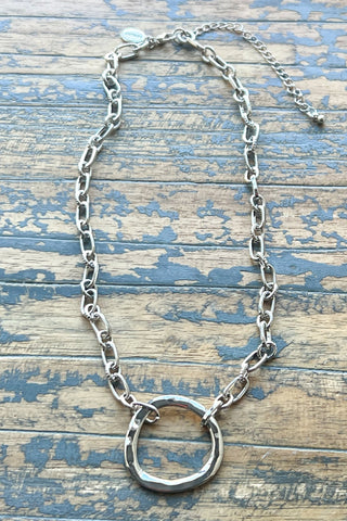 Simple Silver Chain & Pendant