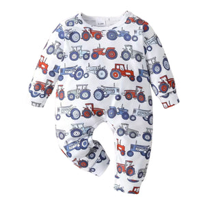 Tractor Baby Outfit