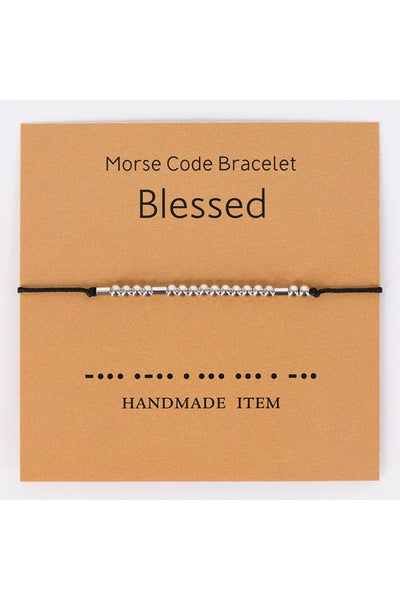 Blessed Morse Code Bracelet