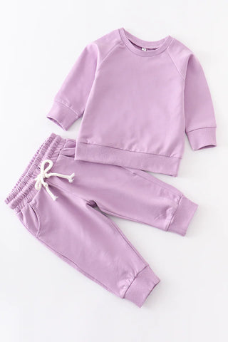 Purple Two Piece Baby Set